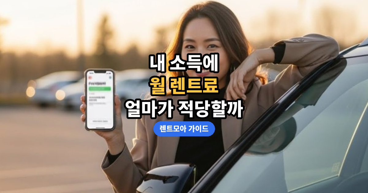 월 렌트료 적정선 계산법 썸네일